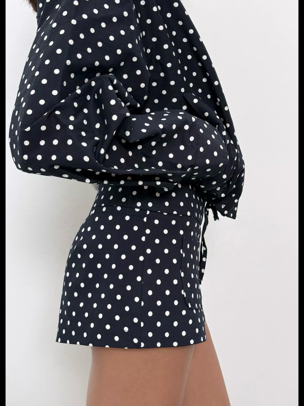 NWT Zara Polka Dot Mini Shorts